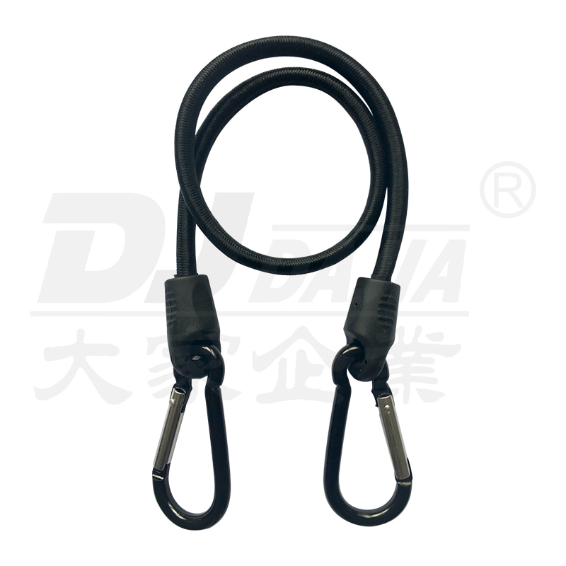 Double J Steel Hook Round Bungee Cords
