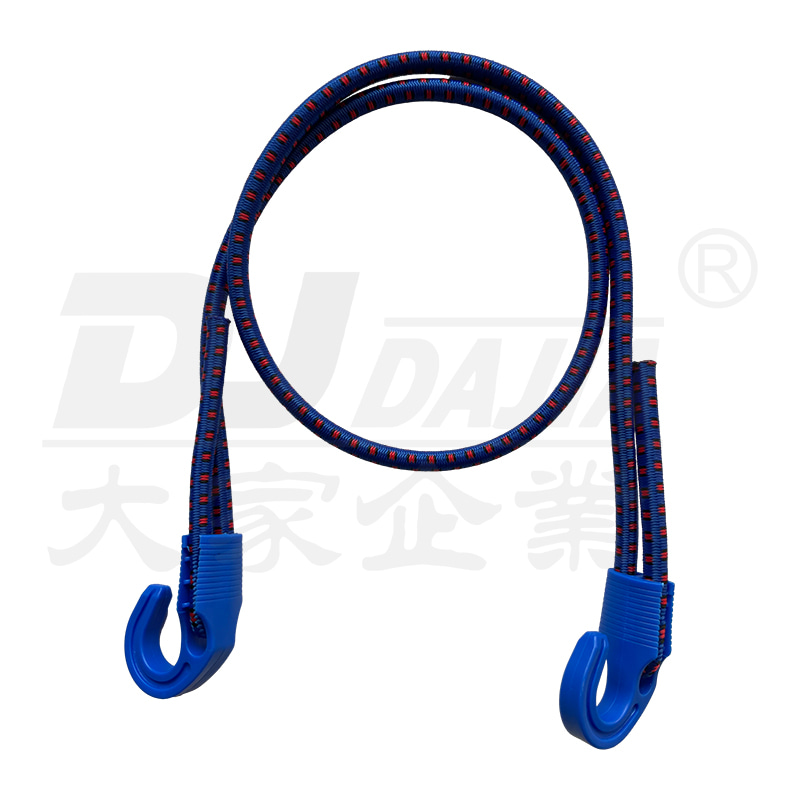 12mm Bungee Cord Strong Bungee Straps With Zinc Plated Steel Hook